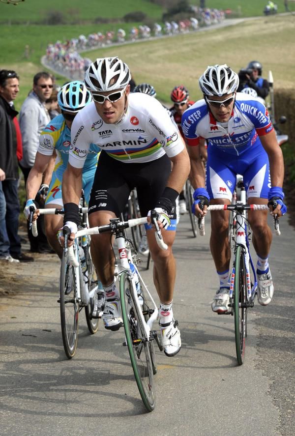 Thor Hushovf (Garmin-Cervelo) was caught behind a crash in the finale