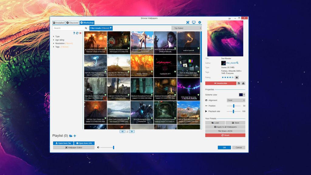 Wallpaper Engine has a library of live wallpapers that will spruce up ...