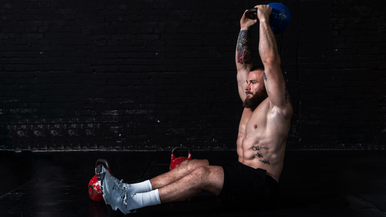 Try the Z press to build bigger shoulders and unlock superior core strength