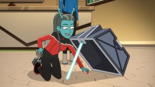 cartoon star trek characters being zanny