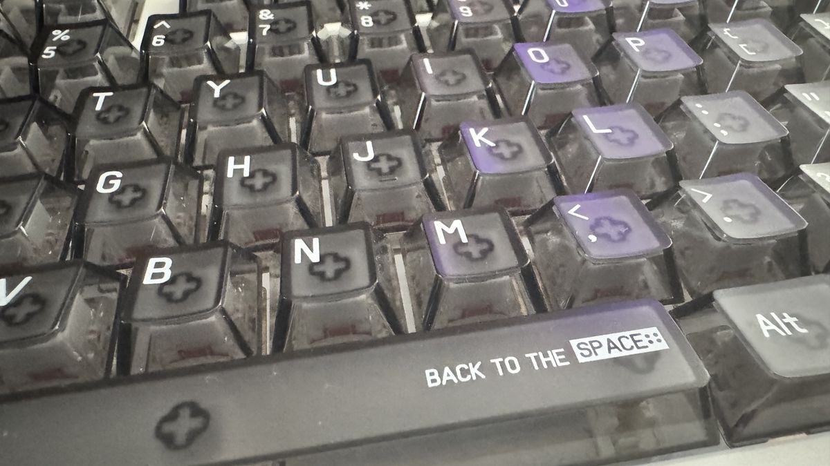 Melgeek Centauri 80 keycaps up close