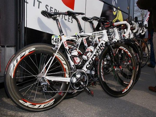 CSC's Stuart O'Grady ran a mostly standard rig for Gent-Wevelgem.