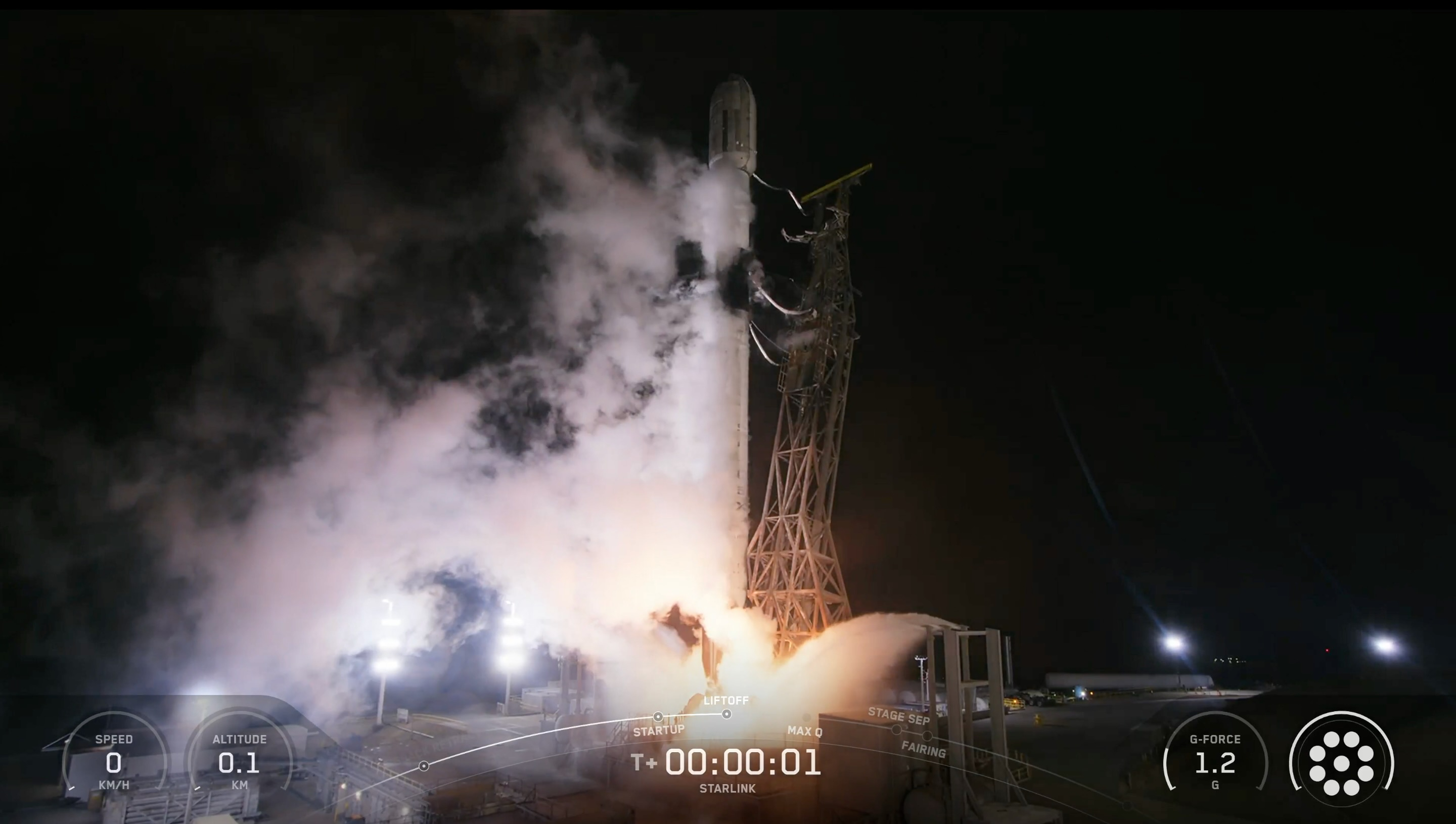 A SpaceX Falcon 9 rocket launches 24 Starlink internet satellites to orbit from California&#039;s Vandenberg Space Force Base on Aug. 30, 2025.