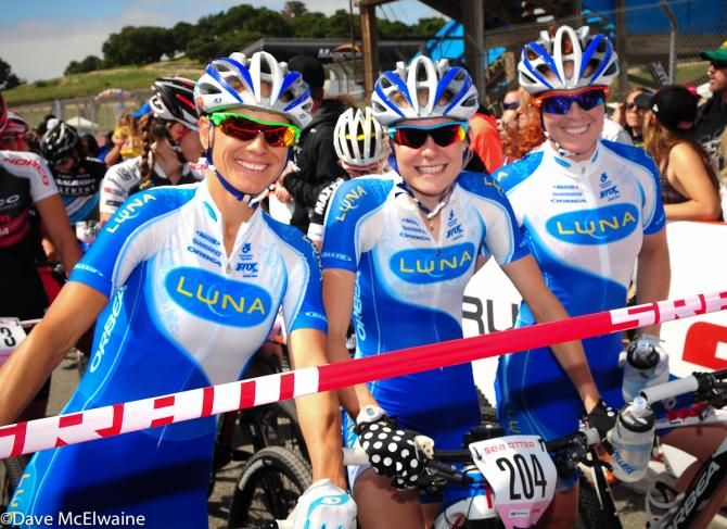 Luna riders (L to R) Katerina Nash, Maghalie Rochette, and Teal Stetson-Lee