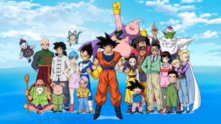 The cast of Dragon Ball Super
