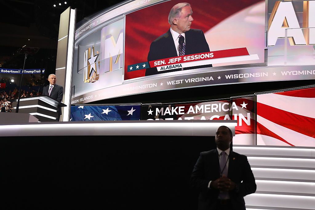 Jeff Sessions speaks at the RNC in Cleveland