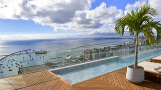 Rooftop pool at Fera Palace Hotel