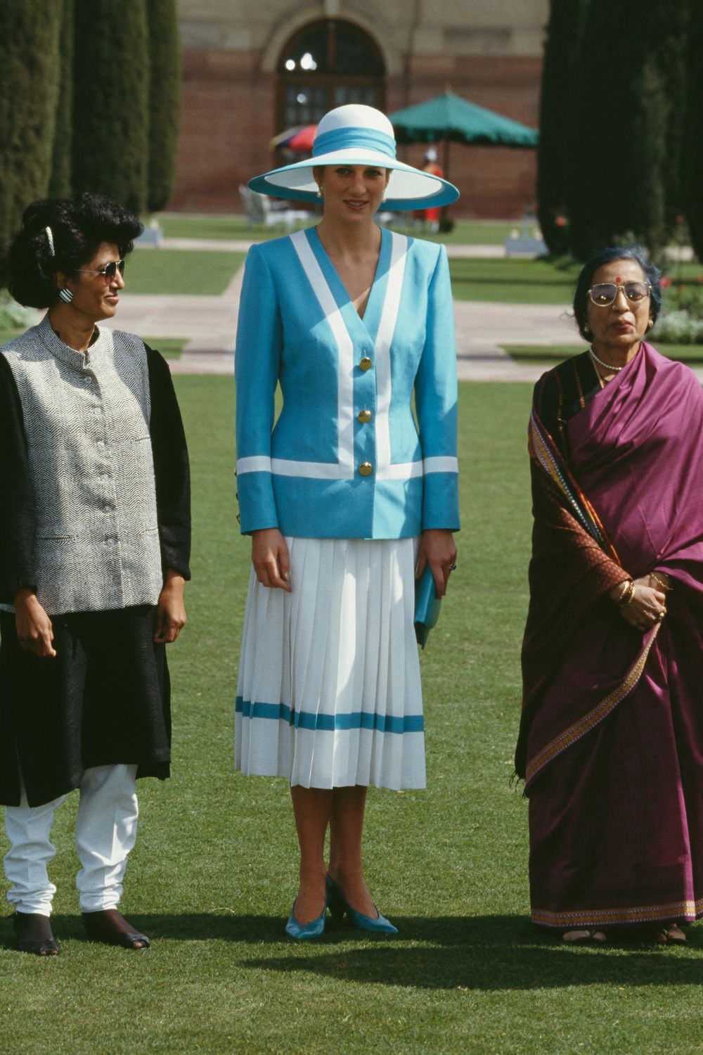 Princess Diana visits New Delhi, India, in 1992
