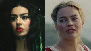 From left to right: Charli XCX in The Moment and Margot Robbie in Wuthering Heights. 