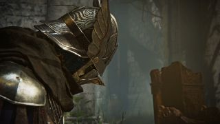 Elden Ring Nightreign Wylder build: A close-up of Wylder slumped over in the Roundtable Hold.