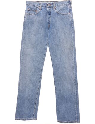 Levi's Light Wash Straight-Fit 501 Jeans - W30 L33