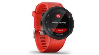 The new Garmin Forerunner 45 in Lava Red (Image credit: Garmin)