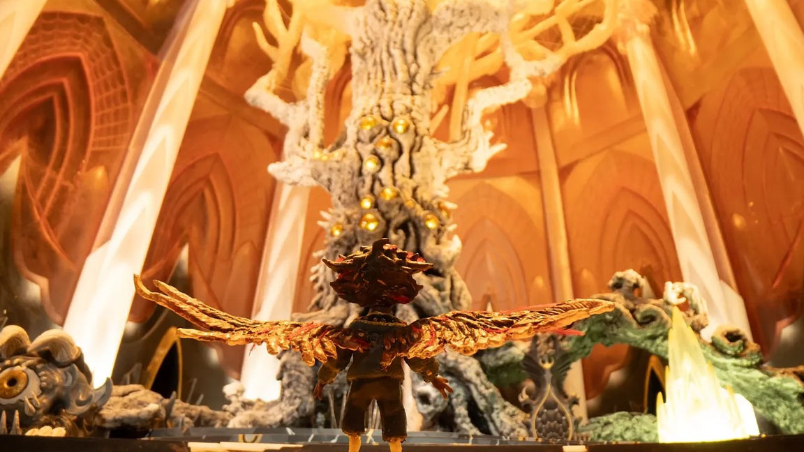 I Am Frankelda; scenes from an animated movie