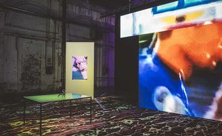 Diadora’s It Plays Something Else installation view