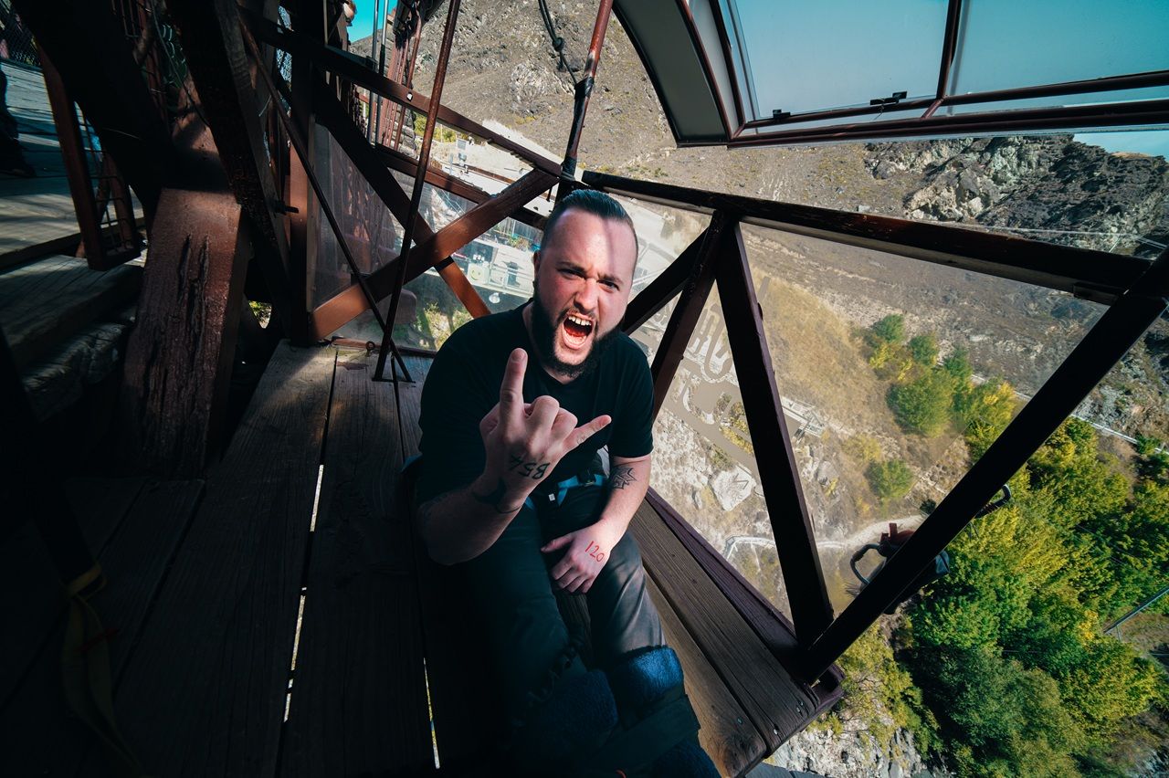 Alien Weaponry go bungee jumping in New Zealand 2025