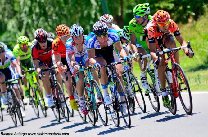 Action during stage 3 at the Tour de San Luis,