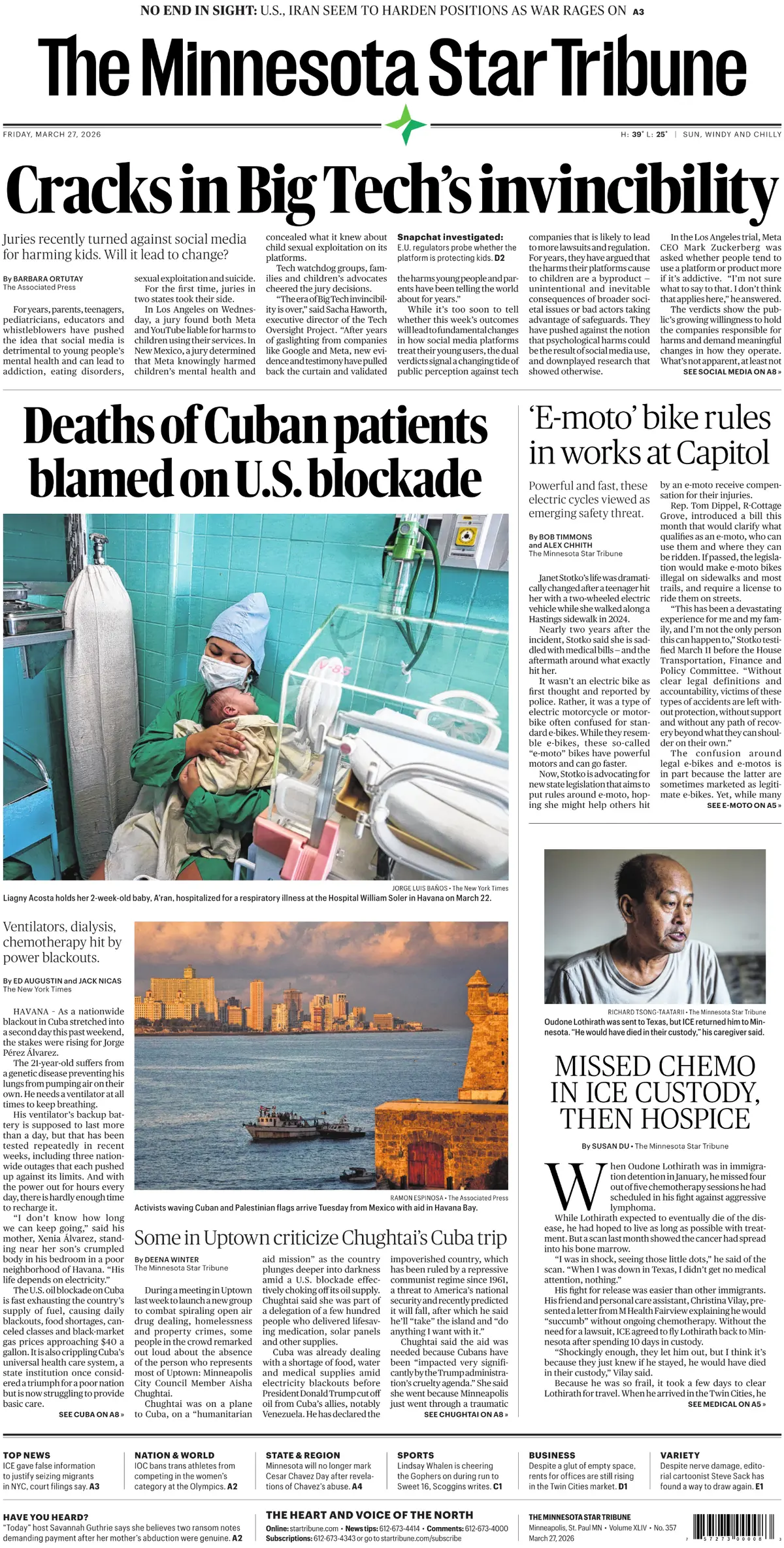 The Minnesota Star Tribune
