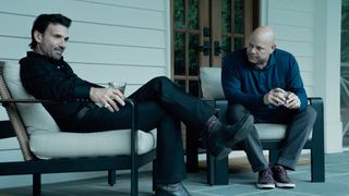 Frank Grillo and Domenick Lombardozzi in Tulsa King