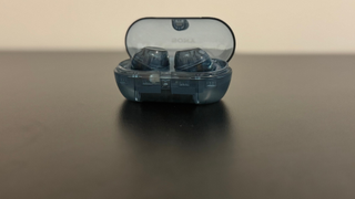 Sony WF-C710N earbuds from the front