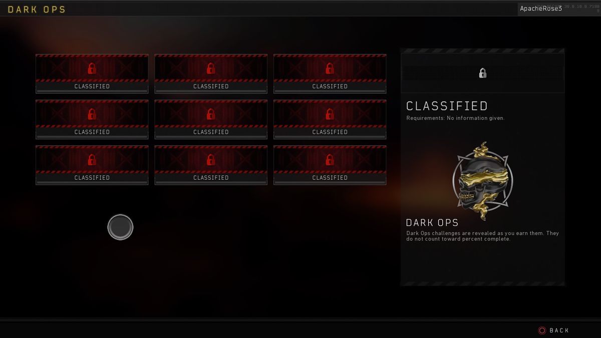 Black Ops 4 Dark Ops Challenges List: How To Complete The Secret ...