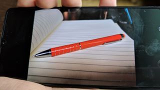 A vibrant orange pen. Image credit: TechRadar
