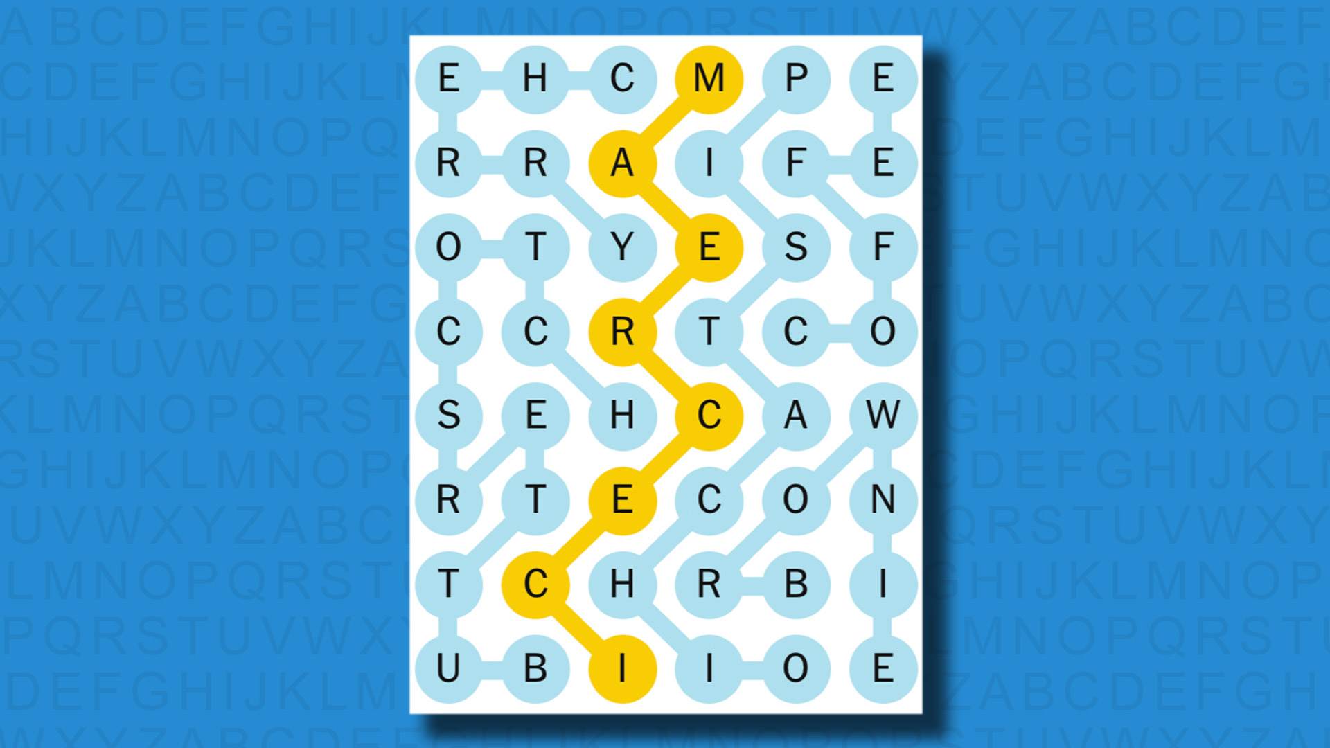 NYT Strands answers for game 487 on a blue background
