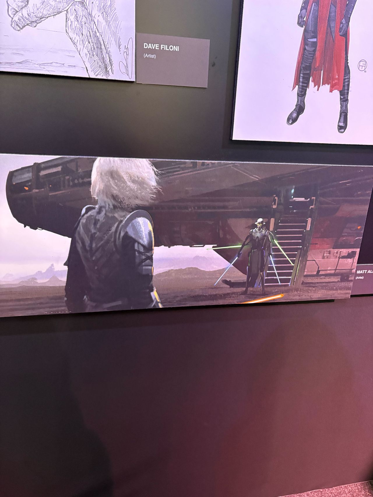 Ahsoka season 2 concept art on display at D23