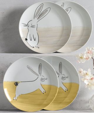 next rabbit plates for easter