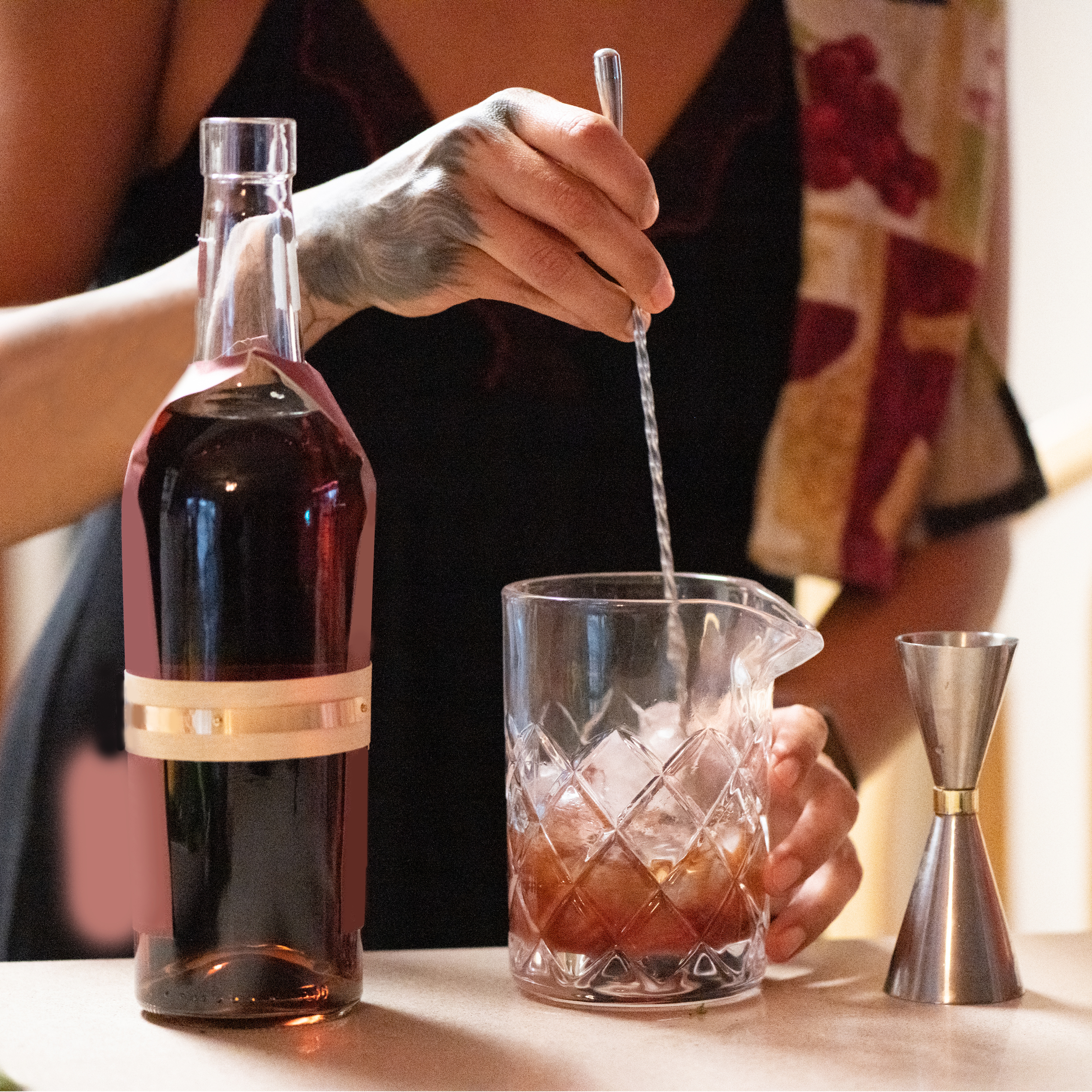 Making cocktails at home