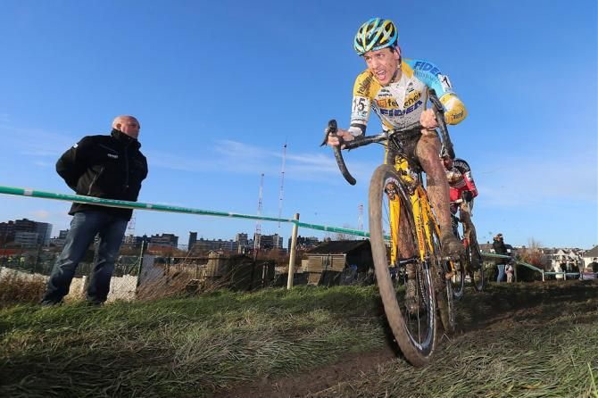 Tom Meeusen (Telenet-Fidea) en route to victory at Superprestige Middelkerke