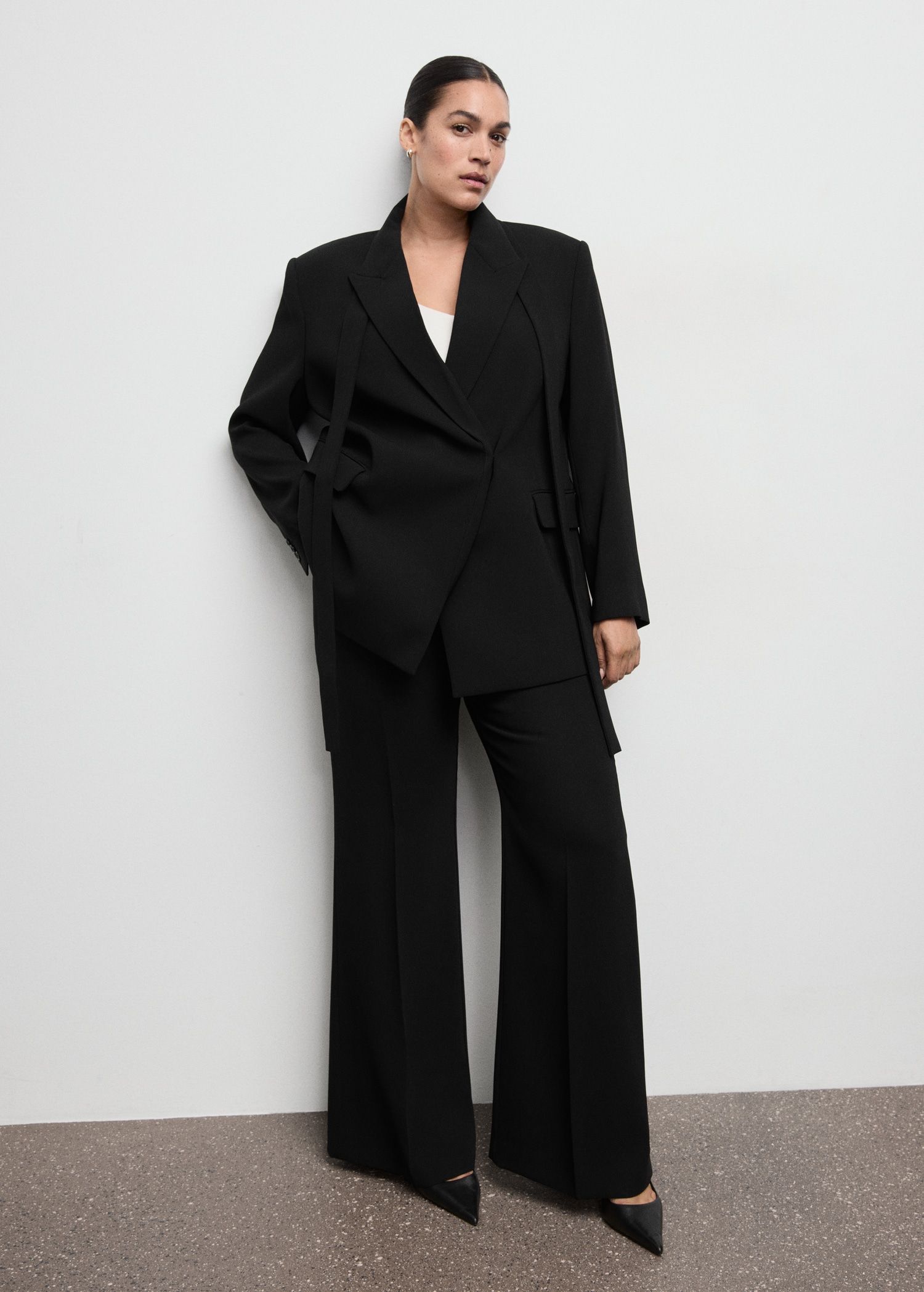 Fine-Knit Trousers With Elastic Waist - Women | Mango United Kingdom
