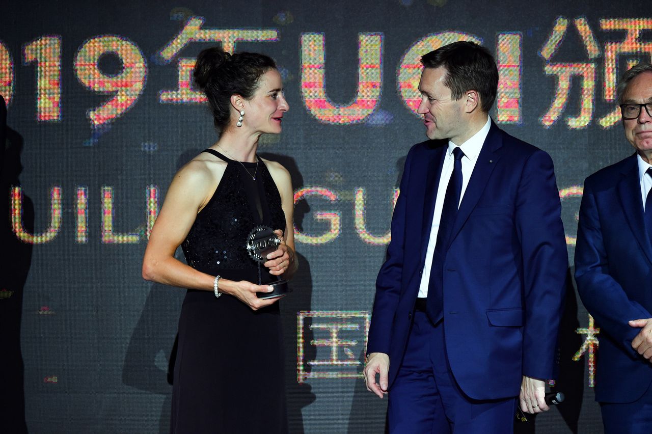Marianne Vos at the UCI Cycling Gala in Guilin