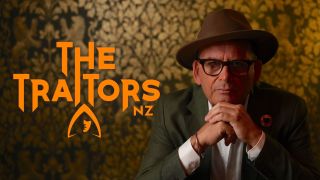 Host Paul Henry in a promotional image for The Traitors New Zealand