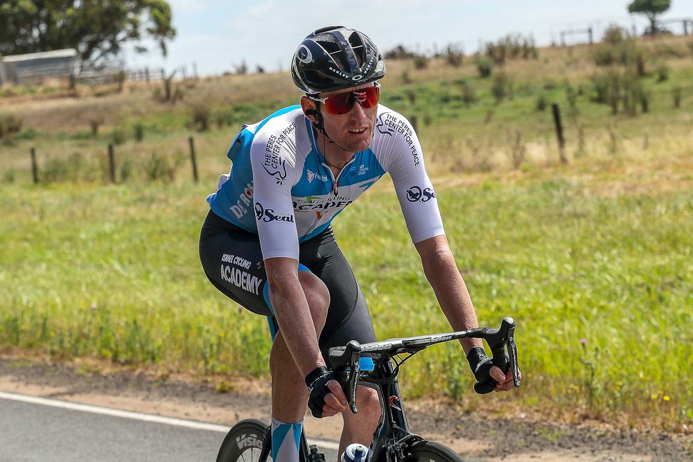 Zak Dempster (Israel Cycling Academy) competes in the Herald Sun Tour earlier this year