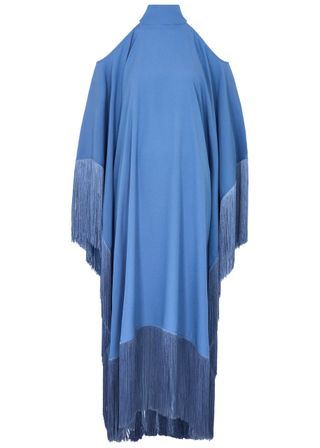 Divina Fringe-Trimmed Maxi Dress