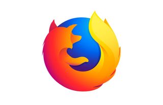 The modern Firefox logo, a stylized fox encircling a solid-blue globe.