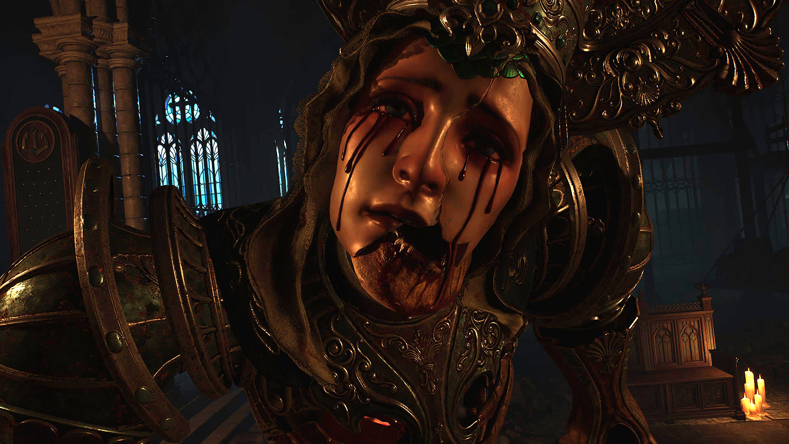 Streets and night scenes from a horror game on PS5