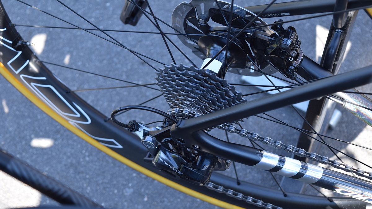 Some riders opt for mechanical shifters on cobbled races for greater reliability