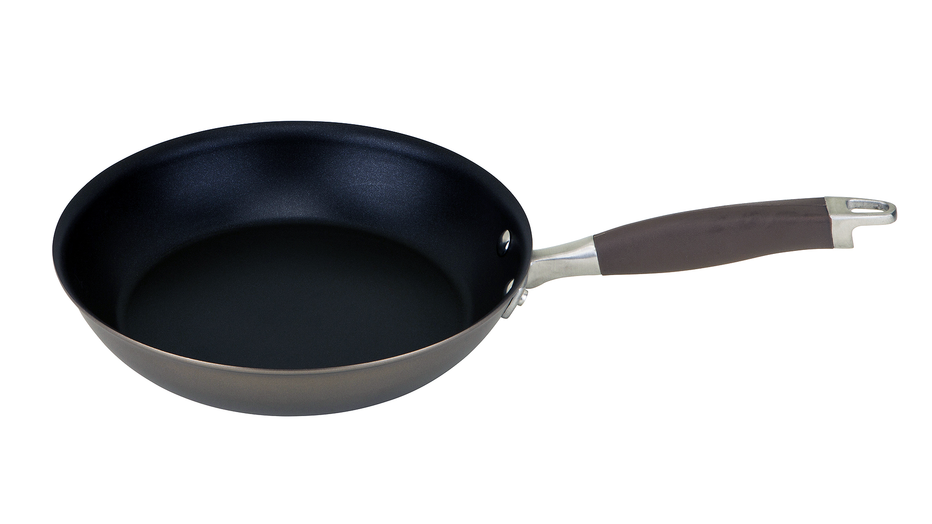 Anolon Advanced+ Umber skillet on white background