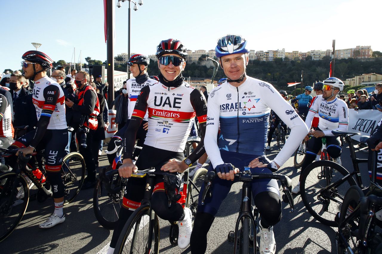 Tadej Pogacar and Chris Froome rode the BEKING Monaco criterium