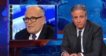 Jon Stewart sees a good bit of projection in Fox News' coverage of the Ferguson protests