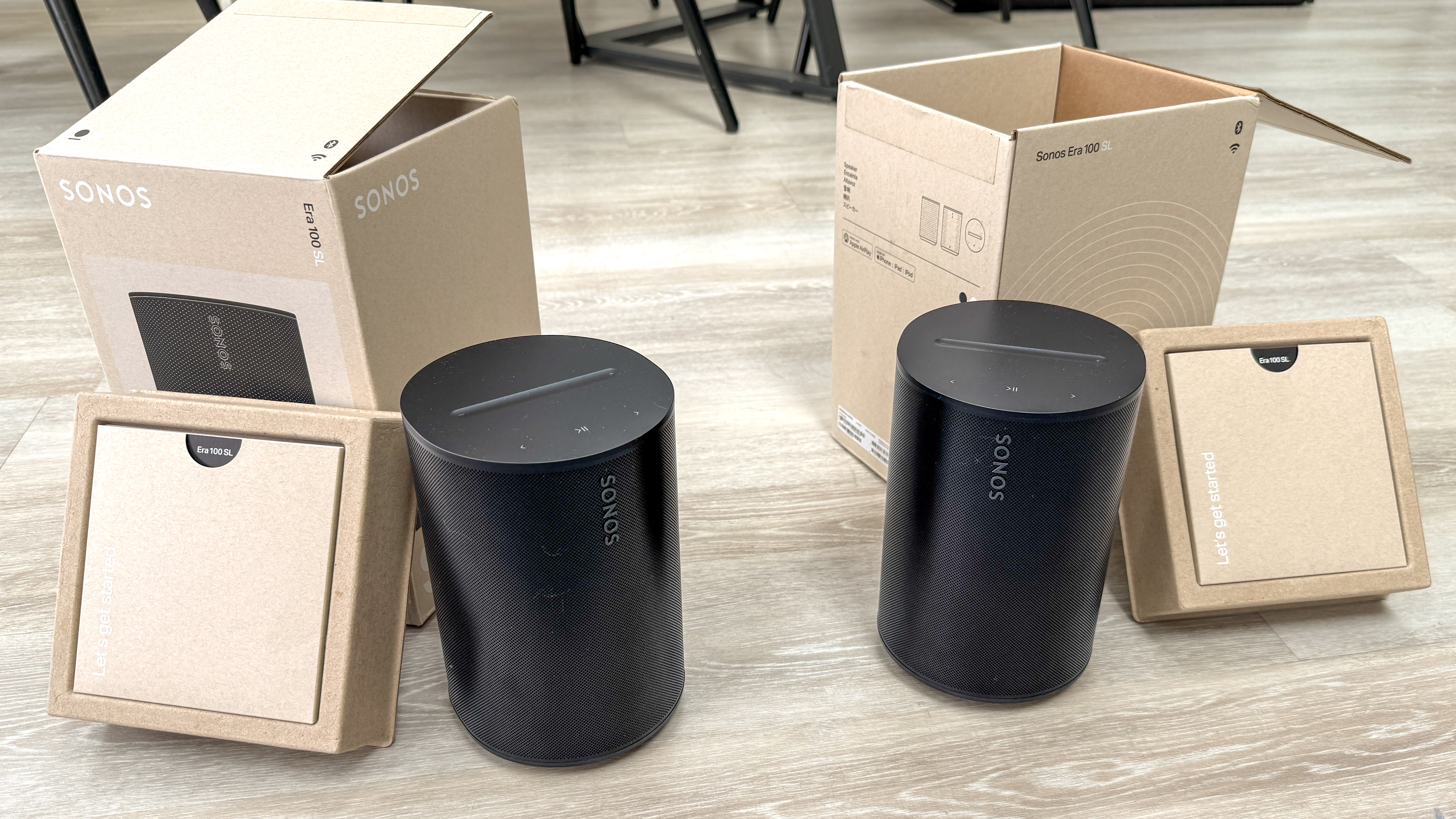 Sonos Era 100 SL speakers