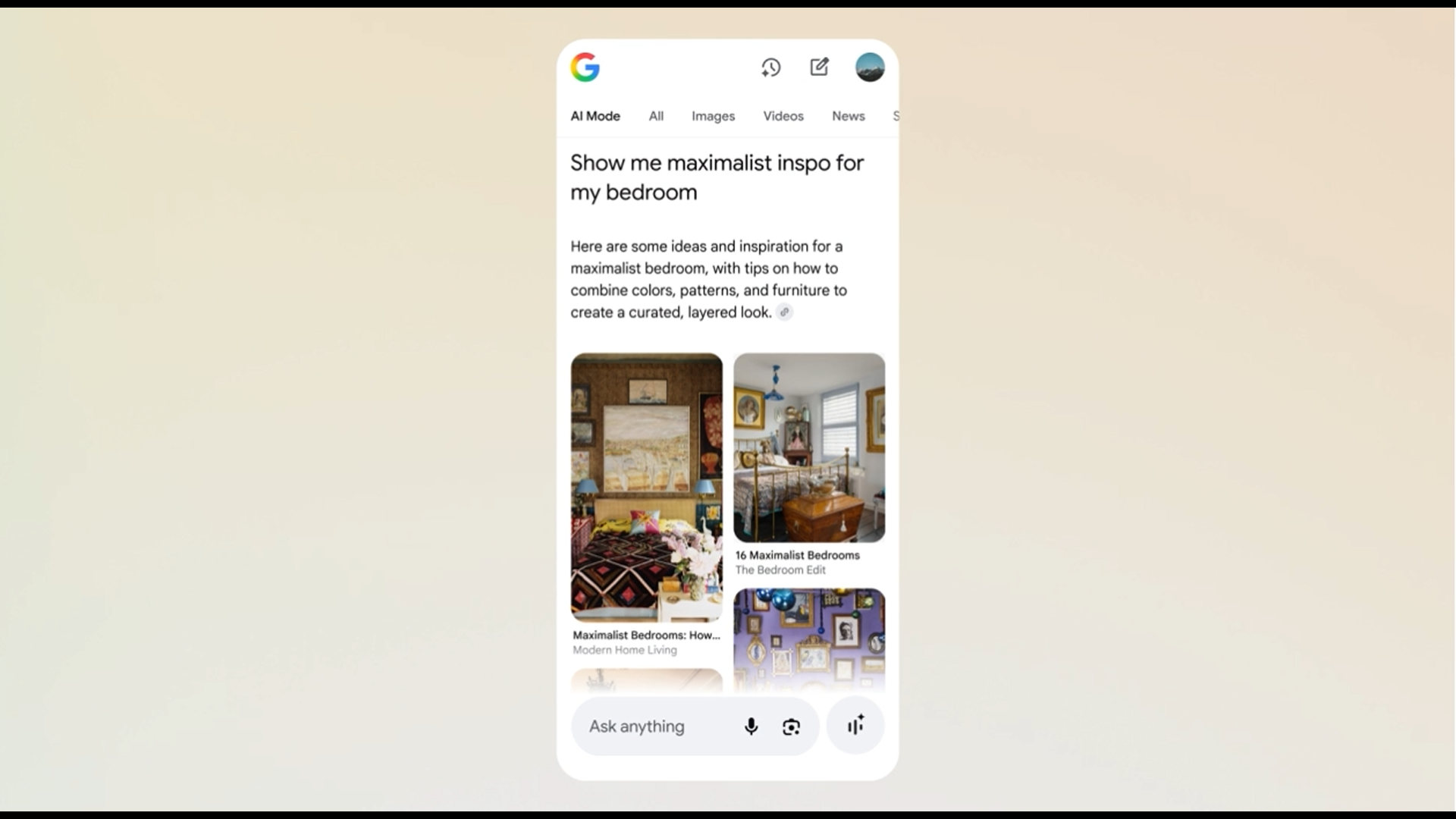 Google AI Mode Visual Search