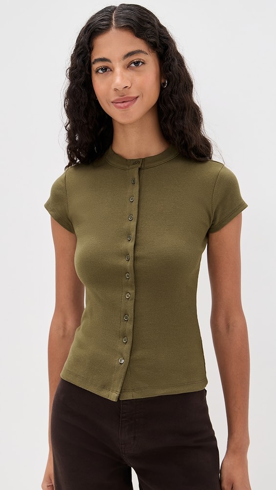 Reformation Raelynn Knit Top