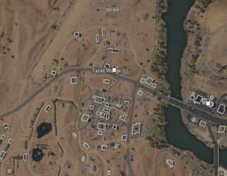 Warzone 2 map - map view of Taraq Village