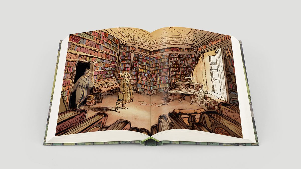 Three images from the new Book Thief Folio release.