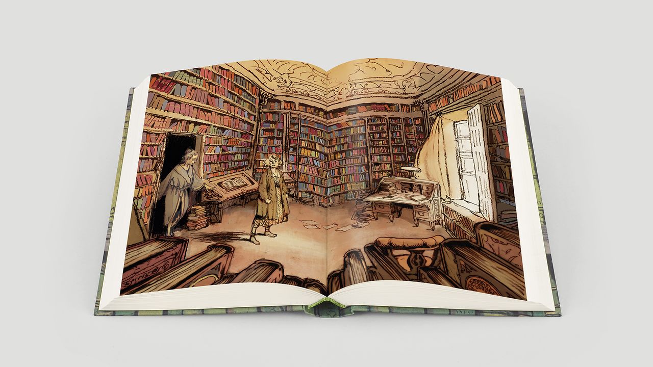 Three images from the new Book Thief Folio release.