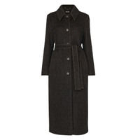 Whistles Textured Tie-waist Wool Coat, was £399 now £239 | Selfridges