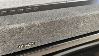 Denon DHT-S517 review: closeup of a soundbar