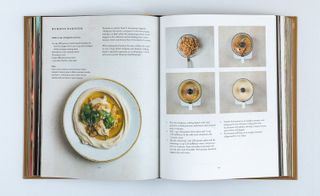 On the Hummus Route, spread with photography by Yaron Brener